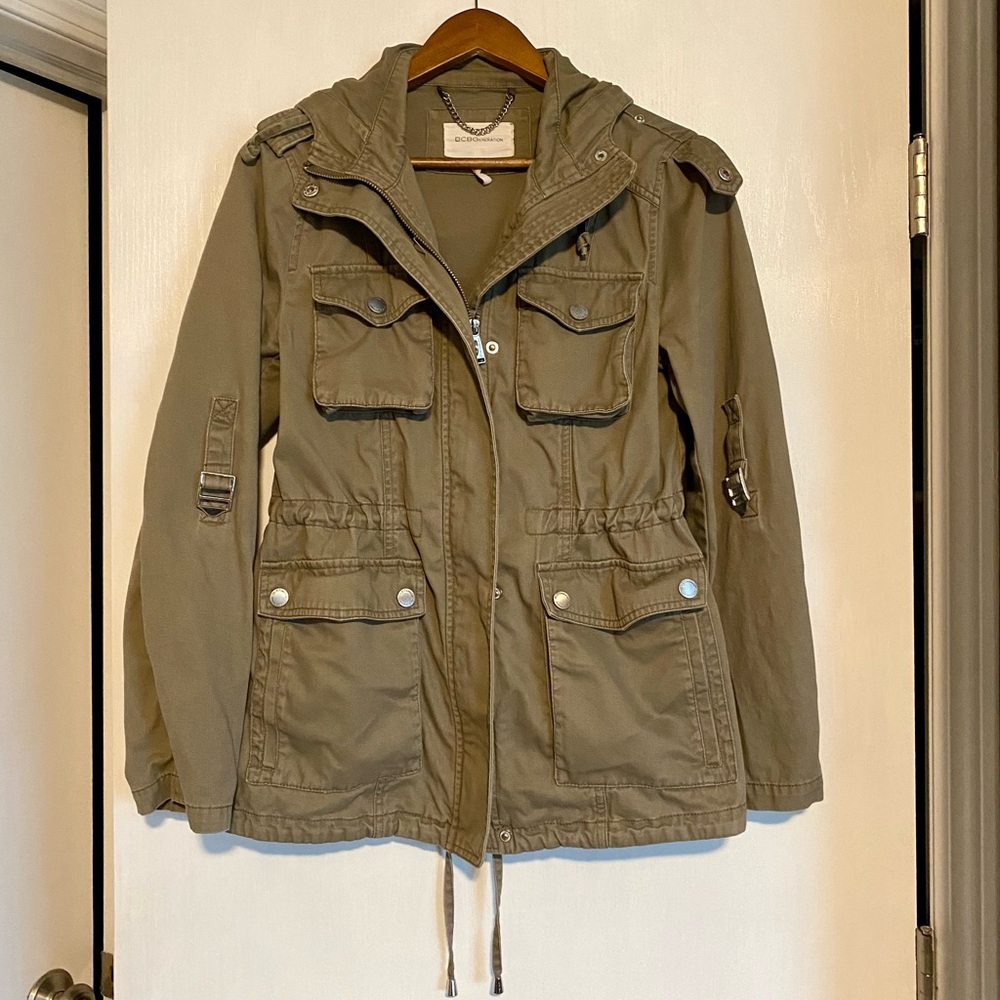 Bcbgeneration Utility Jacket Size Small - image 3